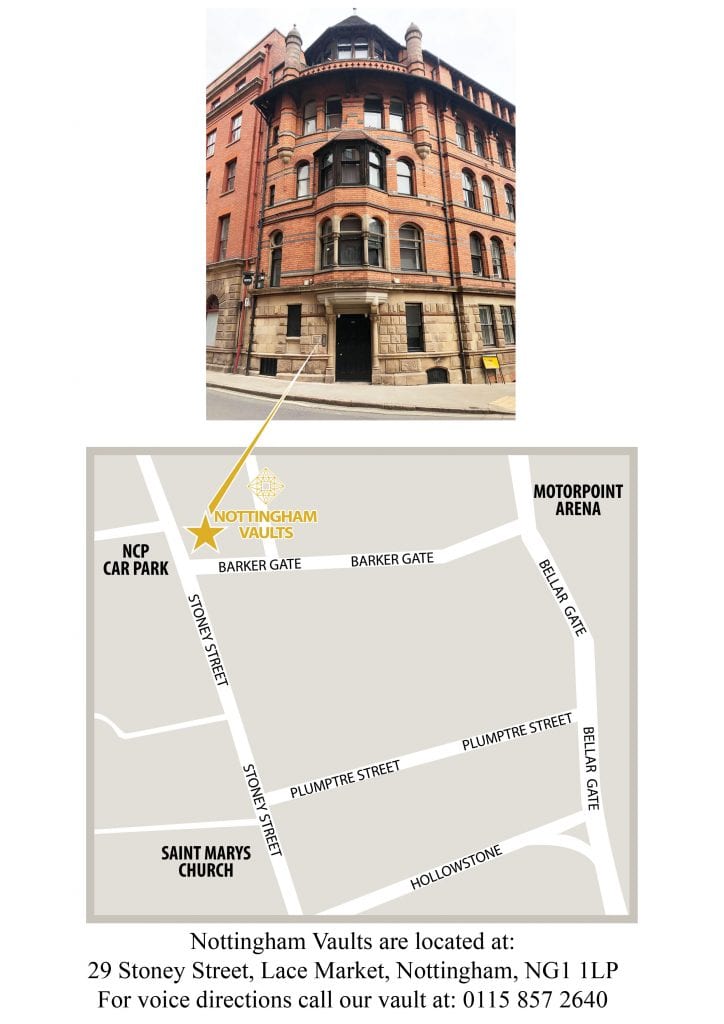 Contact Our Safety Deposit Box Service in Nottingham Nottingham